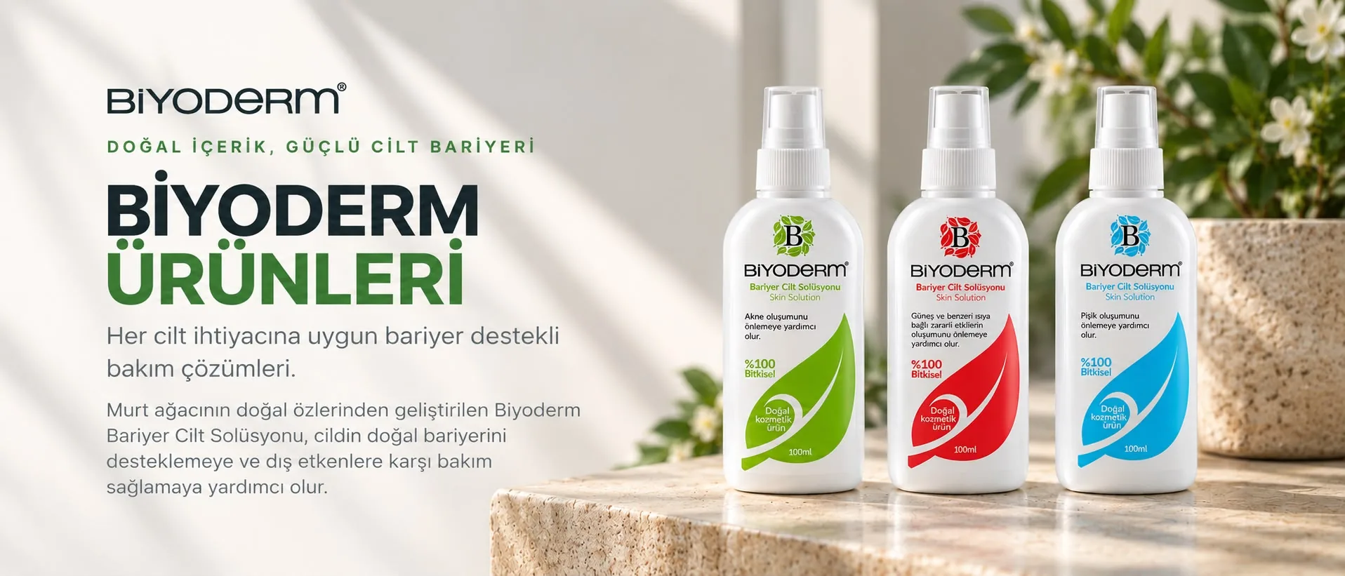 BIYODERM PRODUCTS — Barrier-supported care solutions for every skin need.